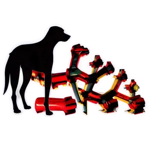 Barking Dog Silhouette Png Fjj13 PNG image