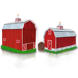 Barn And Silo Combo Png Exw PNG image