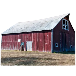 Barn In Foggy Morning Png Qjp PNG image