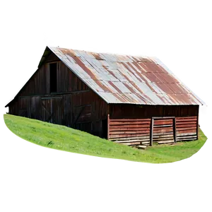 Barn In Rolling Hills Png 84 PNG image