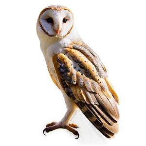 Barn Owl In Golden Hour Png 06252024 PNG image