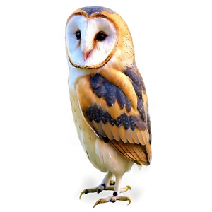 Barn Owl In Twilight Png 16 PNG image