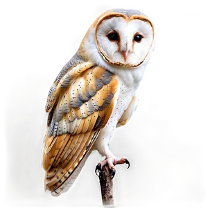 Barn Owl Perching PNG Udk29 PNG