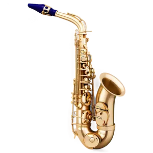 Baroque Alto Saxophone PNG 18