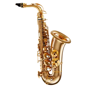 Baroque Alto Saxophone PNG 90