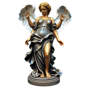 Baroque Angel Statue Png Nhg87 PNG image