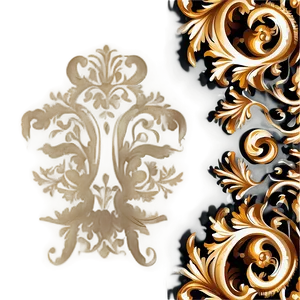 Baroque Corner Vector Png 06262024 PNG image