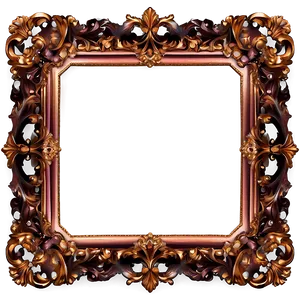 Baroque Frame Design Png 06262024 PNG image