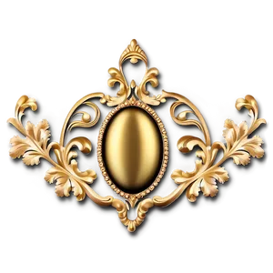 Baroque Gold Ornament PNG Ikn61 PNG