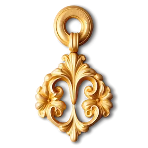 Baroque Gold Ornament PNG Iyh57 PNG