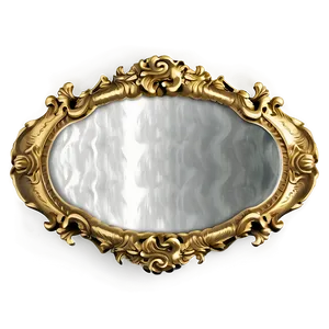 Baroque Gold Plate Png 48 PNG image