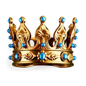 Baroque Golden Crown PNG 06282024 PNG
