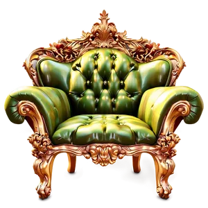 Baroque King Chair Png 26 PNG image