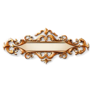 Baroque Page Divider Png Rqw5 PNG image