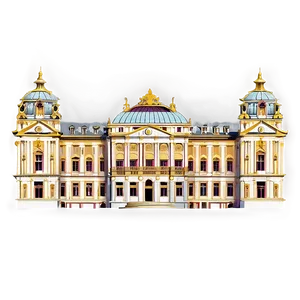 Baroque Palace Illustration PNG 16