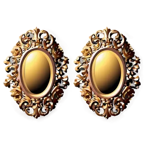 Baroque Pattern Design PNG 06282024