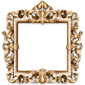 Baroque Photo Frame Png Ate25 PNG image