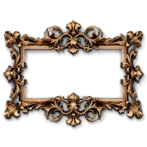 Baroque Photo Frame Png Uns PNG image