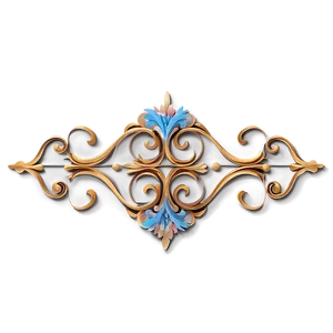 Baroque Style Filigree Png 92 PNG image