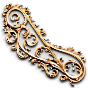 Baroque Style Filigree Png Xua PNG image