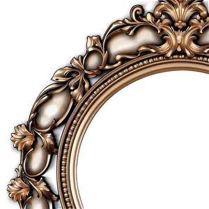 Baroque Style Picture Frame Png 05042024 PNG image