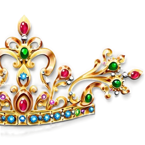 Baroque Tiara PNG Khr85