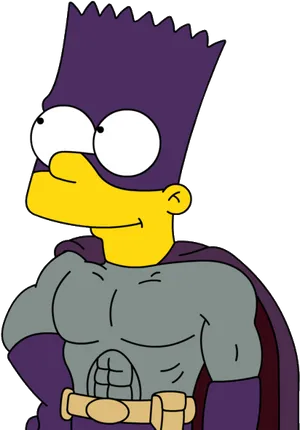 Bart Simpson Superhero Costume PNG image