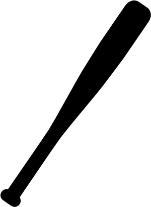 Baseball Bat Silhouette Vector