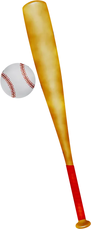 Baseball Batand Ball PNG image