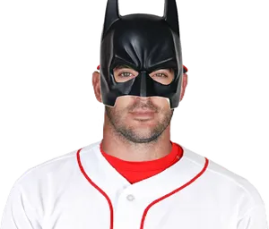 Baseball Batman Mask Fusion