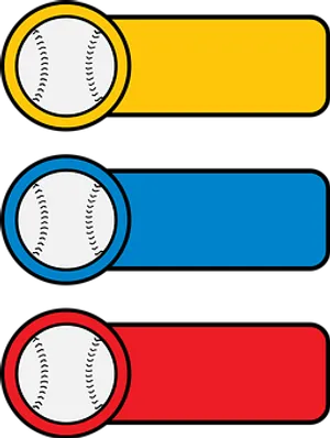 Baseball Icons Set PNG image