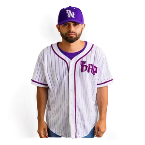 Baseball Jersey Outfit PNG 45