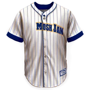 Baseball Jersey Template PNG 31