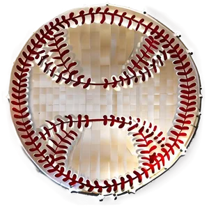 Baseball Leather Stitching Effect Png Vgm PNG image