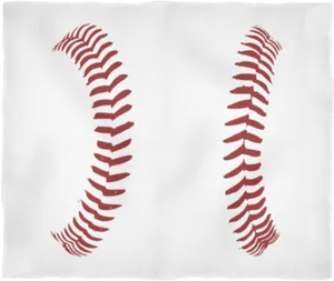 Baseball Stitching Pattern PNG image