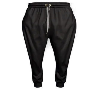 Basic Black Sweatpants Png 75 PNG image