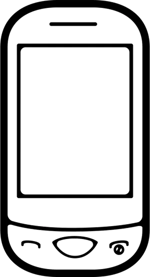Basic Mobile Phone Outline
