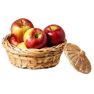 Basket Full Of Apples PNG 54 PNG