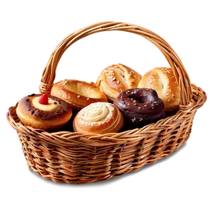Basket Of Bakery Goods PNG 55 PNG