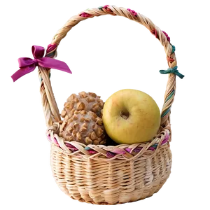 Basket Of Goodies Png Qmn PNG image