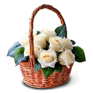 Basket Of Roses PNG 05242024 PNG