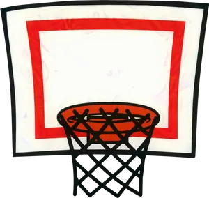 Basketball Hoop Clipart PNG image