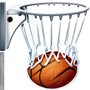 Basketball Hoop Net PNG 05252024 PNG