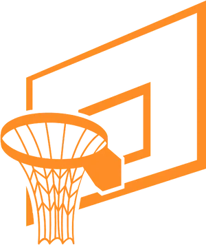 Basketball Hoop Outline