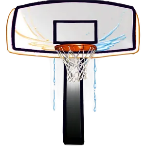 Basketball Hoop With Sand Or Water Base PNG Asc PNG