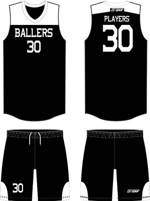 Basketball Jerseyand Shorts Design PNG image