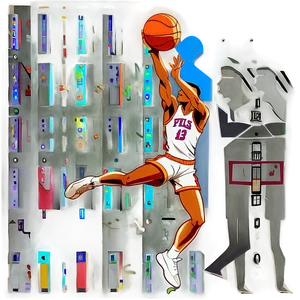 Basketball Match Cartoon Png 06212024 PNG image