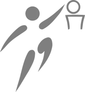 Basketball Pictogram Dunking Player