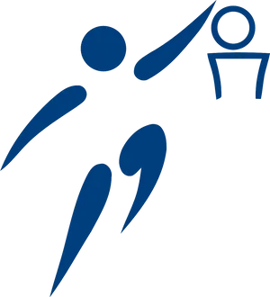 Basketball Pictogram Player Dunking