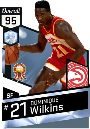 Basketball Player Card Design PNG image